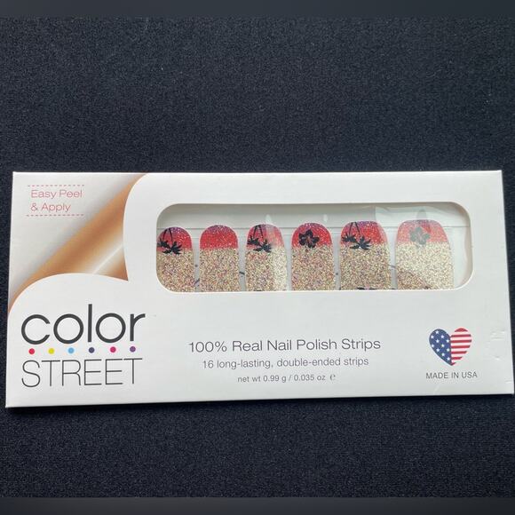 Color Street Hawaiian Half Light Rare HTF Retired Palm Trees Sand Sparkle - Picture 1 of 4